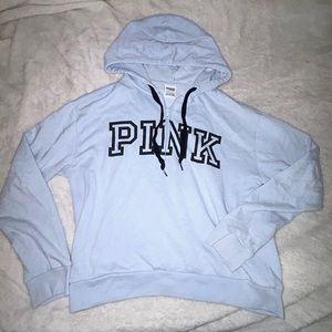 Light blue “pink” crop top quarter is it. Size xs